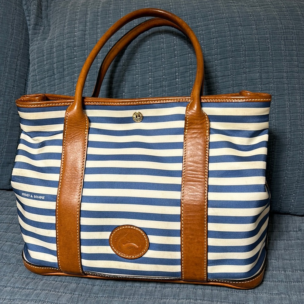 Dooney & Bourke striped hobo